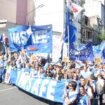 MASIVO PARO NACIONAL DE CTERA MARCHA AL MINISTERIO DE EDUCACIÓN.-