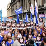 AMSAFE MARCHÓ JUNTO A CTERA EN JORNADA DE RECLAMOS.-