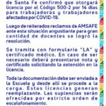 LICENCIAS POR CORONAVIRUS.-