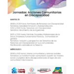 JORNADAS SOBRE ACCIONES COMUNITARIAS EN DISCAPACIDAD.-