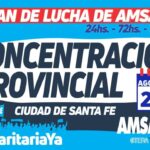24 de AGOSTO – CONCENTRACIÓN PROVINCIAL EN LA CIUDAD DE SANTA FE.-
