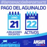 FECHA DE PAGO DEL AGUINALDO.-