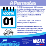 INFORMACIÓN SOBRE PERMUTAS DOCENTES.-