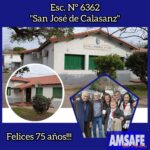 75 ANIVERSARIO DE LA ESCUELA N° 6362 «SAN JOSÉ DE CALASANZ» DE SAN JORGE.-