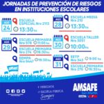 JORNADAS DE PREVENCIÓN Y CONTROL DE RIESGOS EN INSTITUCIONES ESCOLARES..-