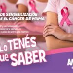 OCTUBRE: MES DE SENSIBILIZACIÓN SOBRE EL CÁNCER DE MAMA – INFORMACIÓN DE INTERÉS.-