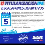 TITULARIZACIONES IPE, ESCALAFONES Y EXHIBICIÓN DE VACANTES,.