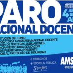 ESTE JUEVES 4 DE ABRIL: PARO NACIONAL DOCENTE.-