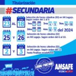 TITULARIZACIONES EN NIVEL SECUNDARIO.-