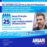 SANTA FE: CONVERSATORIO «DEL INFORME EVALUATIVO AL RELATO PEDAGÓGICO» A CARGO DE DANIEL BRAILOVSKY.-
