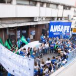 EN DEFENSA Y A FAVOR DE NUESTRA DIGNIDAD COMO DOCENTES – CONCENTRACIÓN DE AMSAFE EN LA CAJA DE JUBILACIONES –