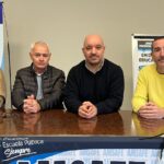 SAN MARTÍN. RODRIGO ALONSO RECORRIÓ ESCUELAS JUNTO A DANIEL VACCHIERI.-
