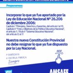 Camino a la reforma de la Constitución Provincial.