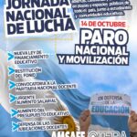 8 de octubre. Jornada de Protesta