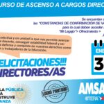 CONCURSO DE ASCENSO: VACANTES ASIGNADAS
